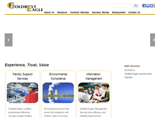 Tablet Screenshot of goldbelteagle.com